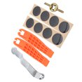 thumbnail image 1 of Bike Inner Tire Patch Repair Kit, Rubber Repairing Tools Bike Inner Tube Patch Kits with Tire Rasp for Cycling Motorcycle, 1 of 7