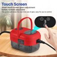 thumbnail image 3 of 2500W High-Pressure Handheld Steam Cleaner with 105℃ Deep Cleaning, 6 Adjustable Gears via Smart Touch Screen, 1000ml Large Water Tank, Multiple Nozzle Accessories for Home, Car, Glass & Clothes -, 3 of 6