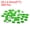 Green, variant on Unique Bargains 20mm Flat Back Round Acrylic Rhinestones, 200 Pack Plastic Circle Gems for Jewelry Making Costume, Red