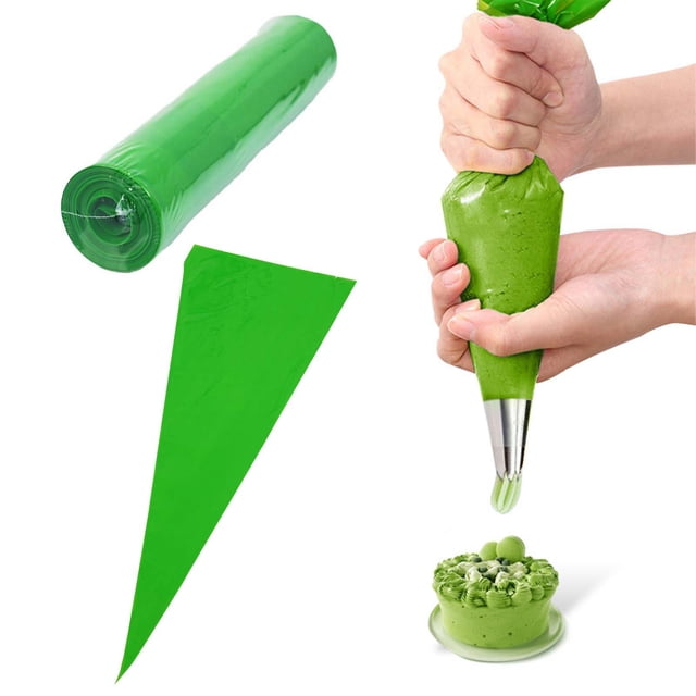 | Food Grade LDPE Baking And Decorating Bag Thick And Durable Continuous Roll Milking Oil Bag Bag Baking Special Extrusion Tool(Less Than) 1000ml 50PCS