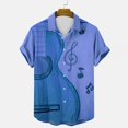 thumbnail image 4 of DGMIOCS Chemise Classique pour Homme Coupe Classique Coupe Classique Confortable Chemise Passe-Partout Bleu P, 4 of 4