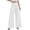 White, variant on Timegard Wide Leg Pants Women High Waist Ruched Solid Color Suit Pants Casual Work Loose Trousers Summer