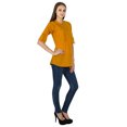 thumbnail image 3 of Robe Haut Boho Unie Tenue Décontractée Tunique Vêtements pour Femmes Coton Robe d'Été, 3 of 4