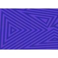 thumbnail image 1 of Ahgly Company Machine Washable Indoor Rectangle Transitional ly Purple Area Rugs, 3' x 5', 1 of 7
