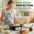 thumbnail image 2 of NUTRICHEF PCRM12 ELECTRIC CREPE AND GRIDDLE MAKER, 2 of 8