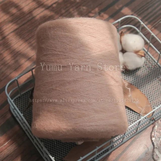500G/Ball Multicolor Soft Mohair Yarn For Hand Knitting Woollen Acrylic Long Fluffy Crocheting Thread DIY Sweater Fall Winter