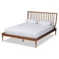 thumbnail image 1 of Baxton Studio Abel Walnut Brown Finished Wood Full Size Platform Bed, 1 of 11