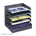 thumbnail image 1 of Safco 3127BL Black Steel Desk Tray Sorter 5 Shelf, 1 of 1