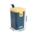 thumbnail image 3 of Leutsin Manual Pencil Sharpener ,Long Point Pencil Sharpener,Hand Crank Colored Pencils Sharpener with Stronger, Helical Blade for Various Pencils, Learning Tool, Easy to Operate (8-20mm), 3 of 8