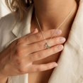 thumbnail image 2 of Collier Rune Tridimensionnel des Douze Constellations, Luxe Léger, Couleur, Collier Pierre de Naissance en Strass, Collier en Acier Inoxydable, 2 of 6