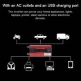 thumbnail image 3 of 1200W Car Power Inverter 12V to 110V AC Converter Solar Inverter LCD Digital Modified Sinewave, 3 of 8