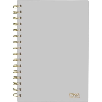 2026 Mead® Glacier Grey Small Weekly Planner