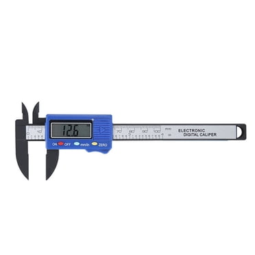Agiferg 100mm LCD Digital Electronic Carbon Fiber Vernier Caliper Gauge Micrometer