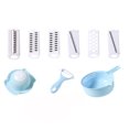 thumbnail image 2 of EGNMCR Vegetable Slicers Cutter - Cheese Grater Multi-function Vegetable 12 Piece Set veggie chopper, 2 of 2