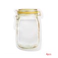 thumbnail image 2 of 3 Pcs/4 Pcs Sac de Rangement Alimentaire Transparent en Forme de Bouteille, Sac de Rangement Alimentaire en Forme de Biscuits, Organisateur de Cuisine pour Collations au Chocolat, 2 of 9