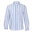 thumbnail image 2 of CEHVOM Chemise Décontractée à Rayures pour Hommes, 2 of 8