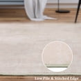 thumbnail image 2 of YUSAZENS 2 x 8 Modern Solid Area Rug Machine Washable, Non-Slip Low-Pile Door Mat for Entryway, Laundry, Soft Floor Mat for Home, Office, Living Room Beige, 2 of 7