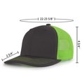 thumbnail image 3 of TOPTIE Mens 6 Panel Trucker Cap, Adjustable Snapback Summer Mesh Hat for Outdoor Sports, 3 of 8