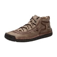 thumbnail image 2 of LSLJS Espadrilles pour Hommes, Chaussures pour Hommes Montantes d'Extérieur Chaussures Décontractées pour Hommes Chaussures en Cuir Ajustées, 2 of 8