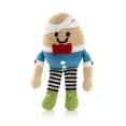 thumbnail image 1 of Pebble / Fait Main Humpty Dumpty / Crochet / Commerce Équitable / Jeu Imaginatif / Hochet / Lavable en Machine, 1 of 10