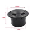 thumbnail image 3 of 75mm Diesel Heater Duct Hose Pipe Air Vent Outlet Closeable Rotatable Black, 3 of 9