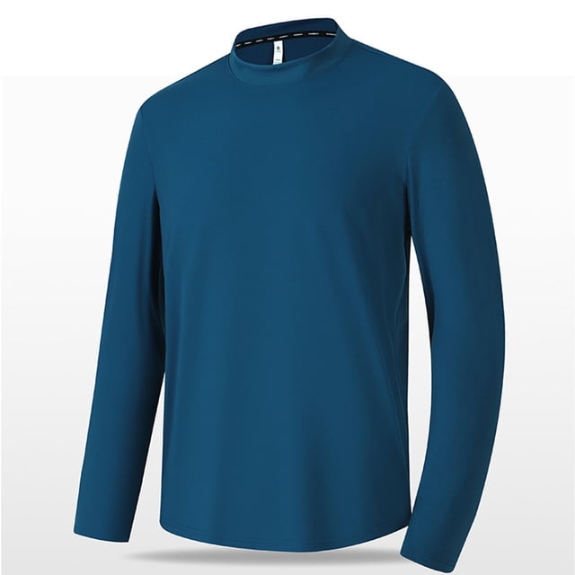 AherBiu Chemises en Lin pour Hommes à Manches Longues, Boutonnées, Col Montant, Plage, Décontractées, Automne
