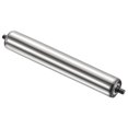 thumbnail image 1 of Uxcell Stainless Steel Gravity Conveyor Roller, 2x16 Inches, Galvanized End, 1 of 5