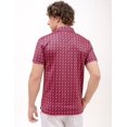 thumbnail image 3 of Men's Golf Shirts Short Sleeve Moisture Wicking Dry Fit Print Patterns Collared Performance Polo Golf Shirts for Men, 3 of 6