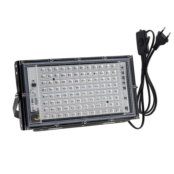 1pcs Projecteur LED 50W/100W Projecteur Extérieur IP65 Étanche 220V Lumière IP65 LED Lumière Violette 395nm