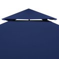 thumbnail image 2 of vidaXL Gazebo Cover Canopy Replacement 310 g / m² Dark Blue 3 x 3 m, 2 of 4