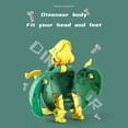 thumbnail image 4 of MesaSe Dinosaure Dinosaure Jouet de Blocs de Construction Dinosaure Déformé Forme de Dinosaure, 4 of 7