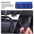 thumbnail image 4 of Car Rear Bag Vehicle Chair car rear organizer Back Trunk Storage Pouch Water Bottle Shoes Snacks Organizer Bag, Normal Type, Blue, 4 of 8