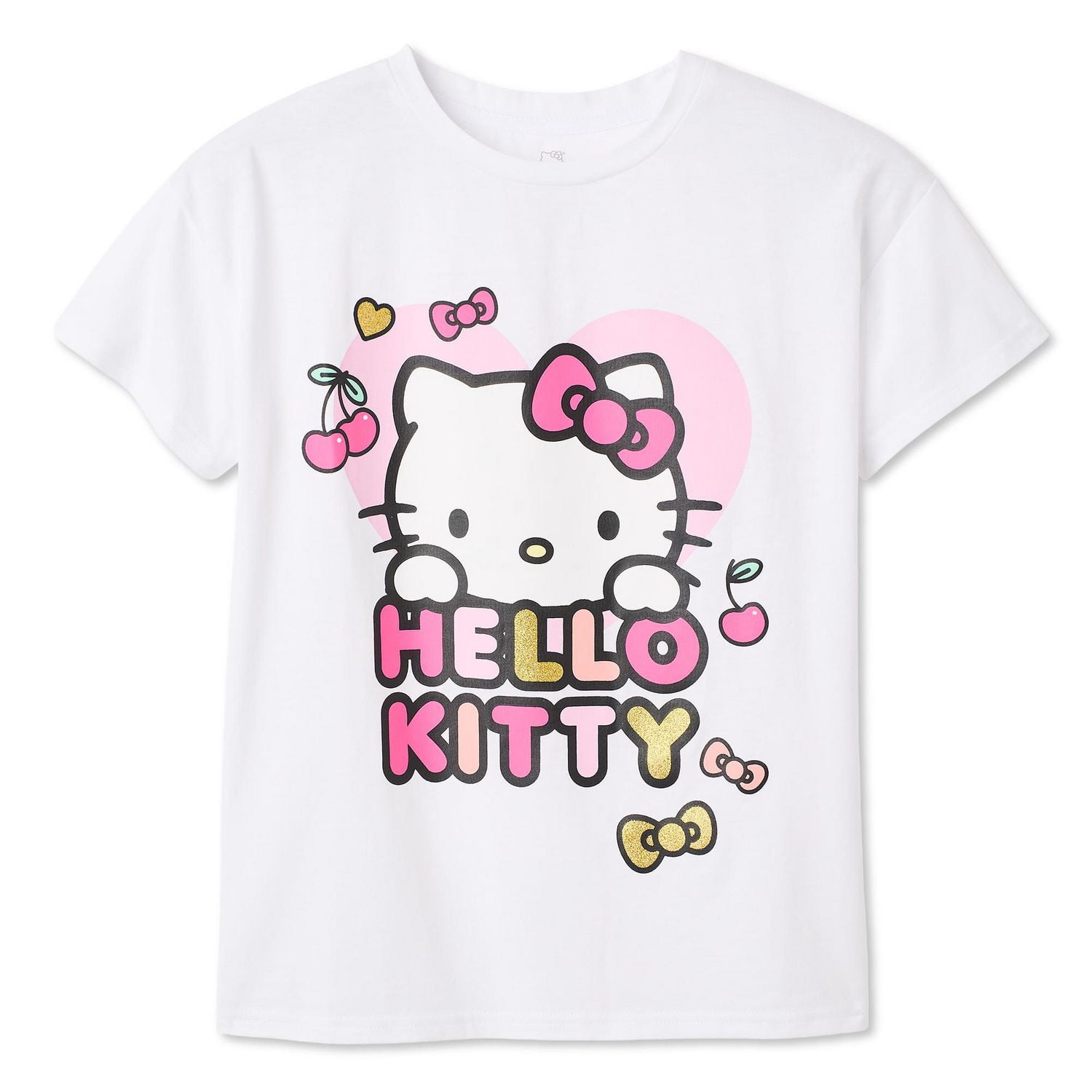 T-shirt à imprimé graphique Hello Kitty pour filles