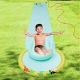 thumbnail image 5 of Hoovy Giant 16 Foot Kids Backyard Water Splash Slip and Slide Toy with Bodyboard, 5 of 5