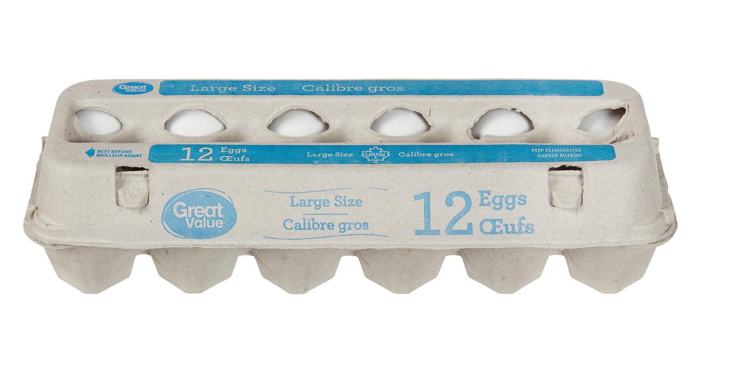 Great Value Large 12 Eggs