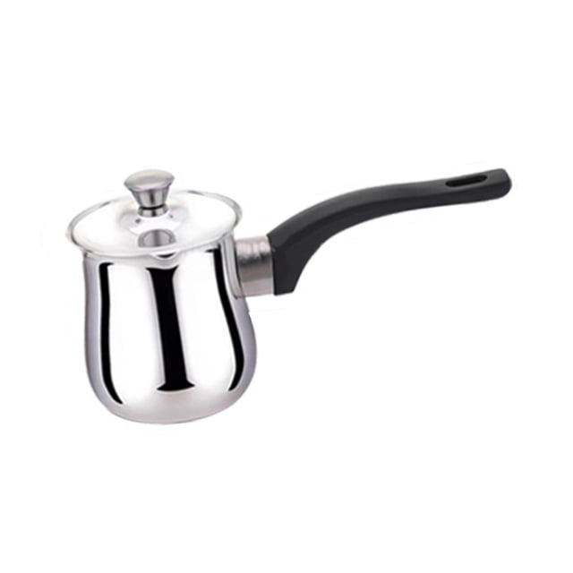 simhoa Turkish Coffee Pot Butter Melting Pans Coffee Maker for Travel Camping Office 180ml