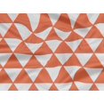 thumbnail image 5 of oneOone Tissu en Rayonne Orange Triangle Matériel de Robe Tissu Imprimé Tissu au Mètre 56 Pouces de Large - 4F, 5 of 5