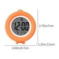 thumbnail image 3 of TopLLC Digital Electronic Clock LED Display Electronic Clock Stereo Digital Display Snooze Alarm Clock 12/24H Switching Countdown Time digital alarm clock, 3 of 8