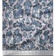 thumbnail image 1 of Soimoi Poly Georgette Fabric Snake Animal Skin Printed Fabric 1 Yard 42 Inch Wide, 1 of 3