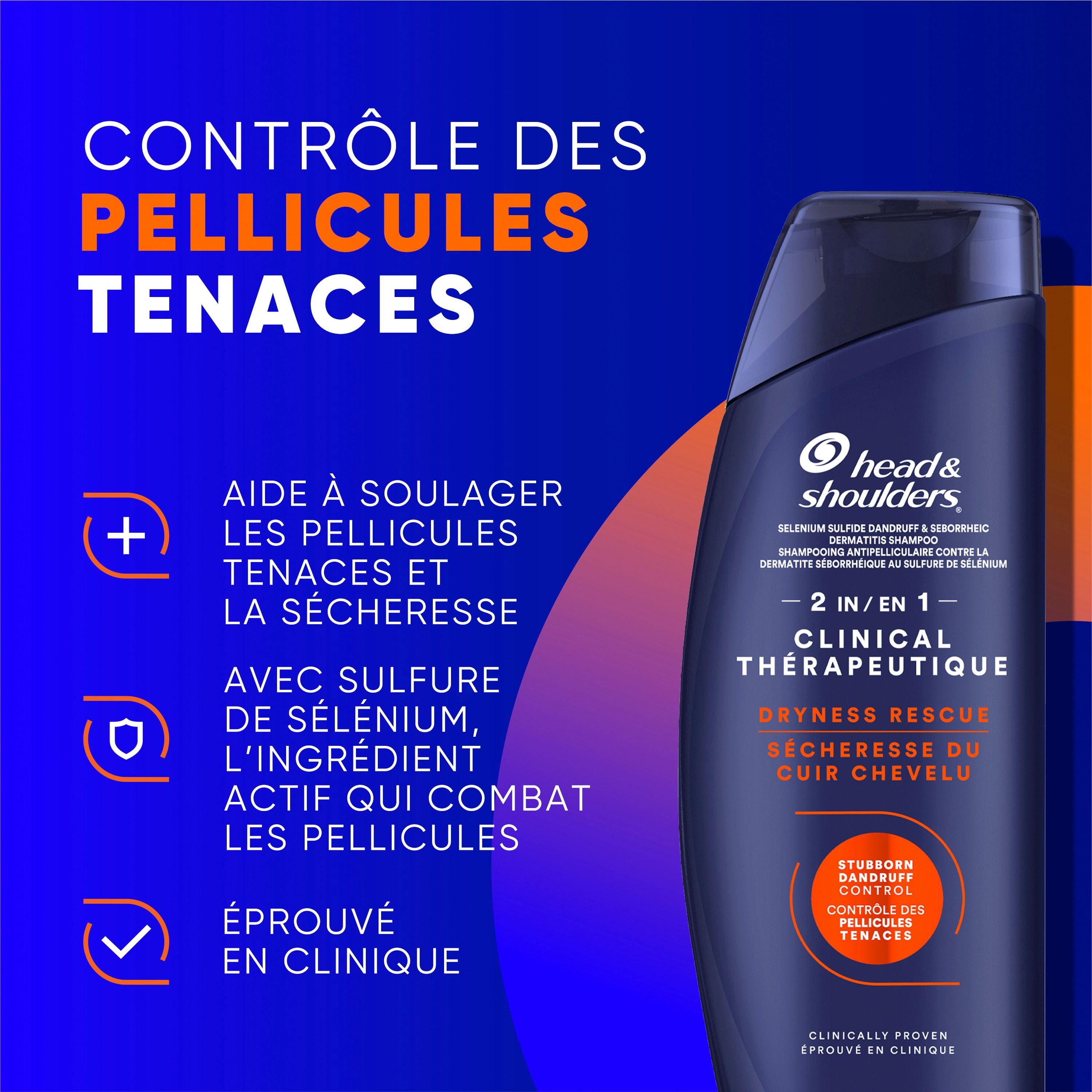 Head & Shoulders Clinical Dryness Rescue 2in1, for Stubborn Dandruff