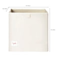 thumbnail image 2 of 3 Sprouts Children's Foldable Fabric Storage Cube Soft Toy Bin Basket, Lion, 2 of 4