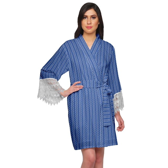 Moomaya Robes Imprimées pour Demoiselles d'Honneur Courtes Robe de Préparation de la Mariée Vêtements de Détente