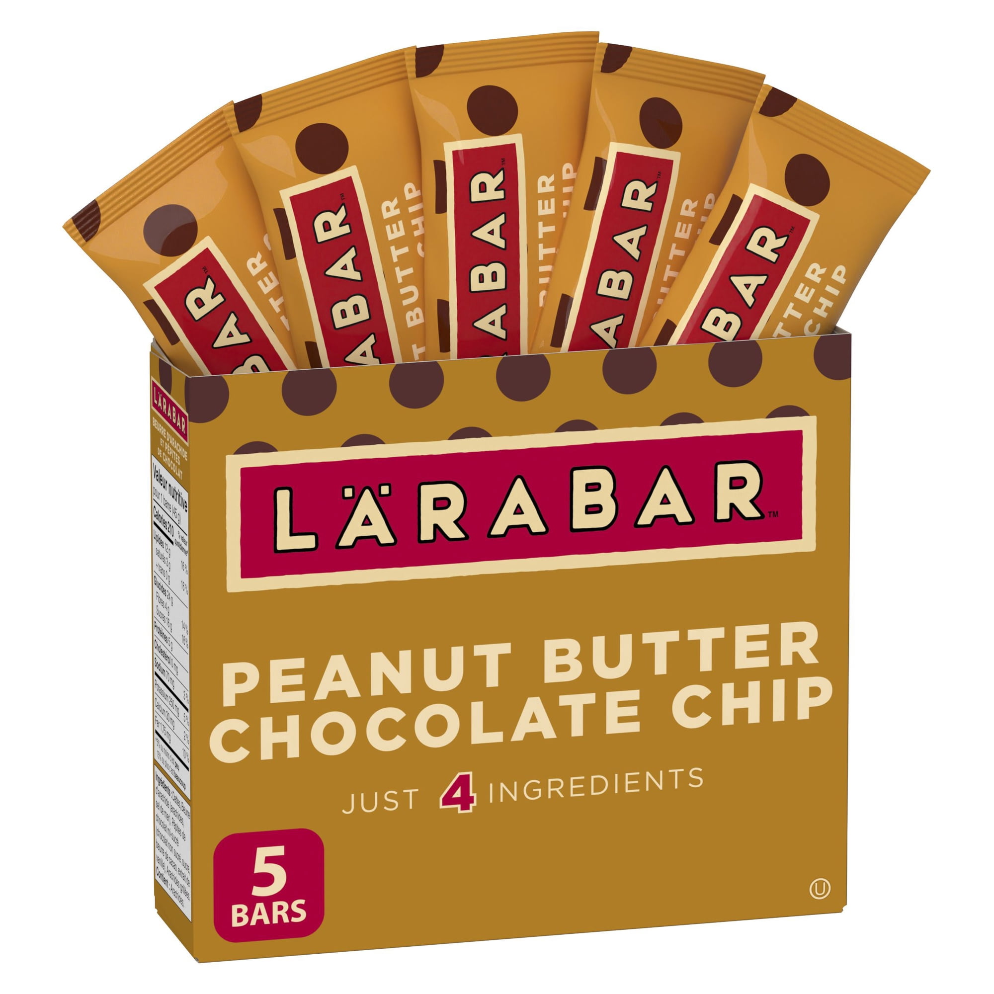Larabar Lärabar Peanut Butter Chocolate Chip 5 Bars