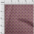 thumbnail image 1 of oneOone Polyester Lycra Fabric Ethnic Block Printed Fabric 1 Yard 56 Inch Wide, 1 of 1
