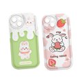thumbnail image 1 of 2 Pcs Étui Mignonnes Dessin Animé, Coussin d'Air Animal TPU Compatible avec iphone 14 Promax, 1 of 5