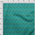 thumbnail image 2 of oneOone Cotton Silk Fabric Leaves & Floral Block Print Fabric BTY 42 Inch Wide, 2 of 4
