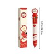 thumbnail image 3 of EGNMCR Stylo-Bille Personnalisé Pommes Rouges Chats Noirs 10 Couleurs Stylos Colorés à Séchage Rapide pour Étudiants Stylos-Billes Élégants et Multifonctions Stylo-Bille Multicolore en Plastique 10 ml, 3 of 6