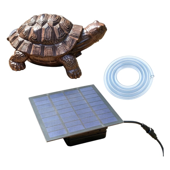 NJGRAE Canada Day Solar Pond Spitter Resin Turtle – Pound Spitter Solar Powered Water for Small & Garden Clearance Items