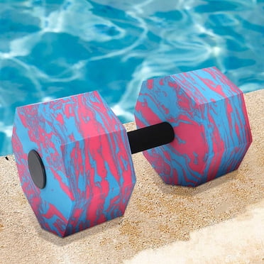 EGNMCR Haltère Camouflage Octogonal pour l'Eau Natation Flottabilité Adulte Yoga Aquatique Mise en Forme Équipement de Réadaptation Haltère Camouflage pour l'Eau