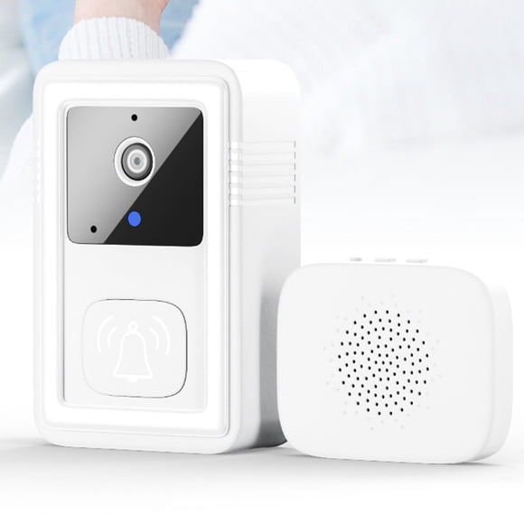 Interphone Vidéo Sans Fil WiFi Bidirectionnel pour Maison Intelligente avec Sonnette à Changement de Voix
